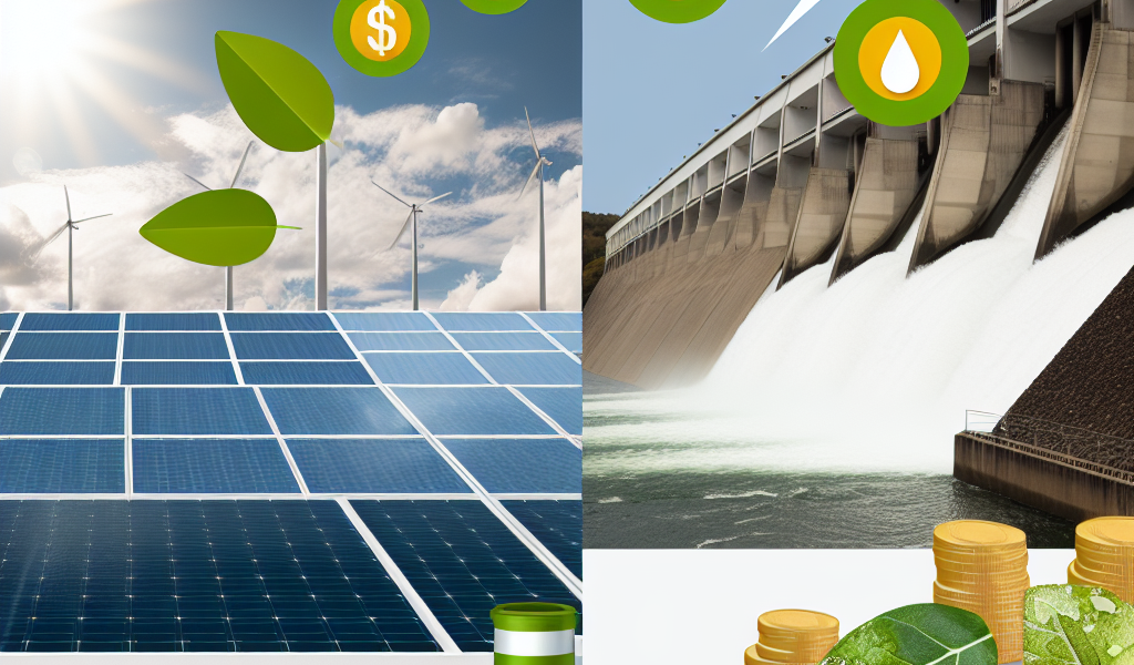 energia solar vs hidráulica