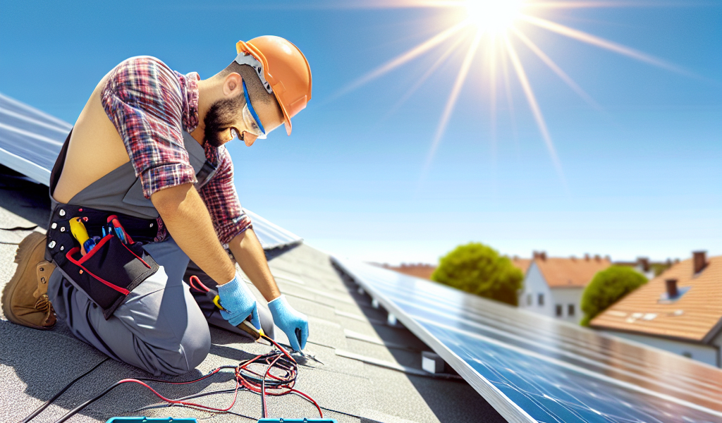 ferramentas para instalação de painéis solares