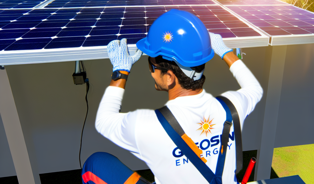 fixação módulos solares