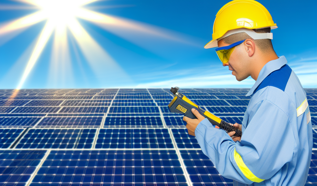 inspeção painéis solares