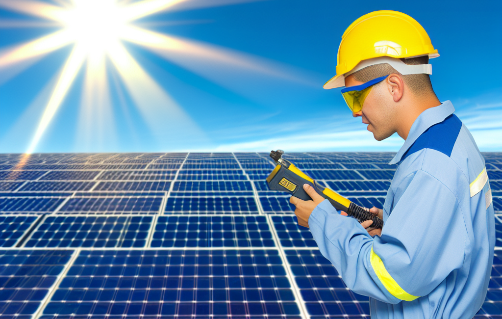 inspeção painéis solares