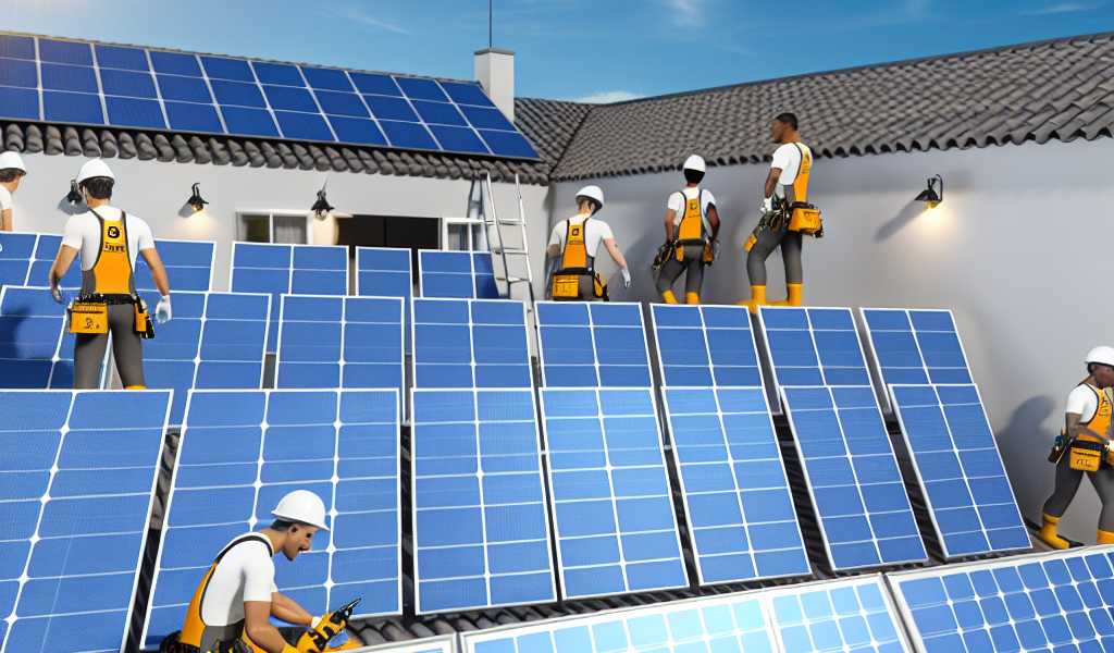 sistema solar montagem
